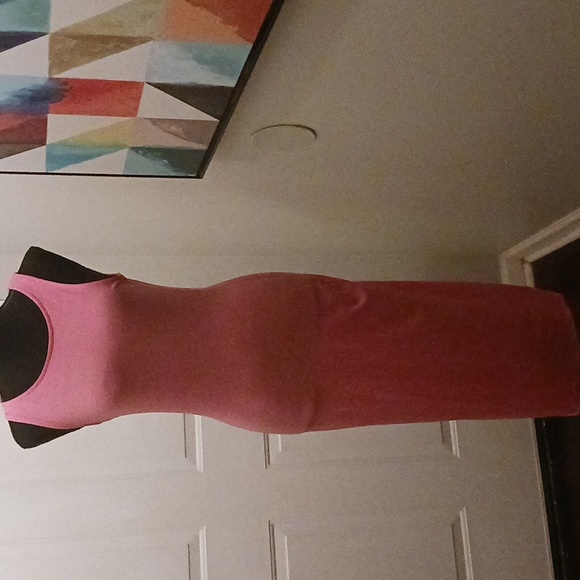 Pink Bodycon Sleeveless Maxi - Picture 1 of 4